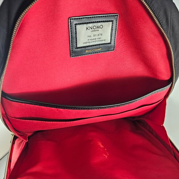 Knomo London Beauchamp Black Women’s Backpack Classic Travel Collegiate main image 6